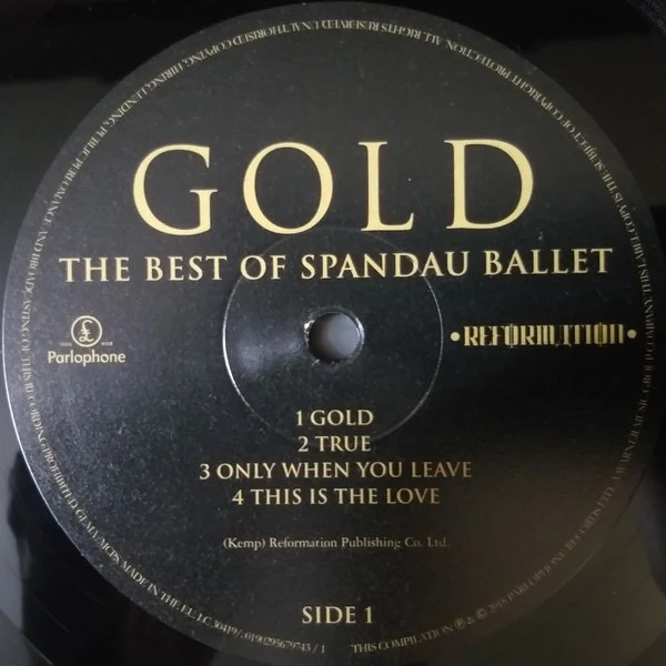 SPANDAU BALLET, Gold - The Best Of Spandau Ballet (Parlophone; 0190295679743, Europe 2018 Reissue, Gatefold, Black Inners) 2xLP EX/EX - Image 3