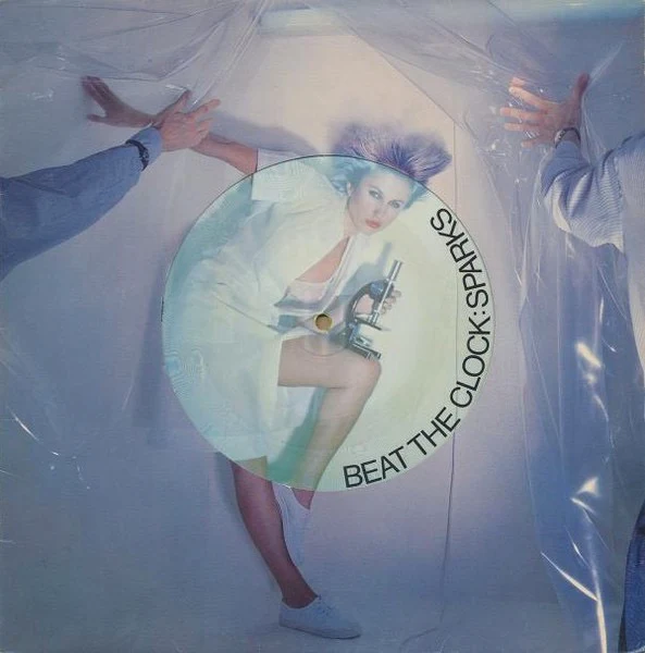 SPARKS, Beat The Clock (Virgin; VS27012, UK 1979, Die Cut Sleeve, Opaque Orange Vinyl) 12" VG/VG+ - Image 2