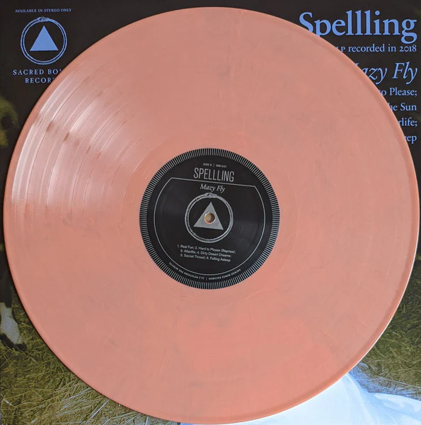 SPELLLING, Mazy Fly (Sacred Bones Records; SBR-221, UK 2019, Pink Salmon Vinyl, Limited to 300 Copies.) LP VG+/VG+ - Image 2