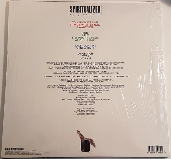 SPIRITUALIZED, Lazer Guided Melodies (Plain Recordings; plain159, US 2010 Reissue, Glossy Sleeve, 2 Inners) 2xLP VG/VG - Image 2