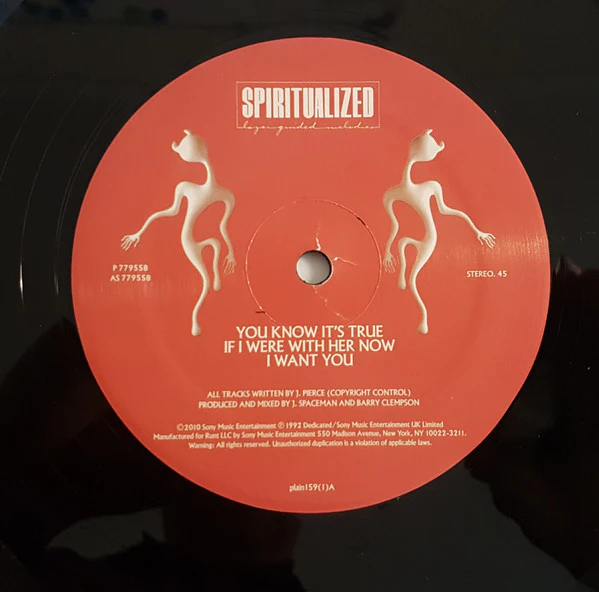 SPIRITUALIZED, Lazer Guided Melodies (Plain Recordings; plain159, US 2010 Reissue, Glossy Sleeve, 2 Inners) 2xLP VG/VG - Image 3