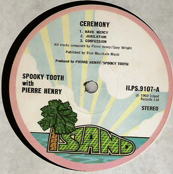 SPOOKY TOOTH/PIERRE HENRY, Ceremony (Island Pink Rim; ILPS9107, UK 1969, Gatefold), SALE - Up to 50% Off the Original Price LP VG/VG - Image 3