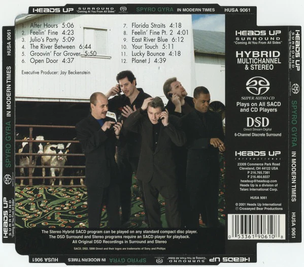 SPYRO GYRA, In Modern Times (Heads Up International; HUSA 9061, US 2001, Hybrid, Multichannel) SACD M/M - Image 2