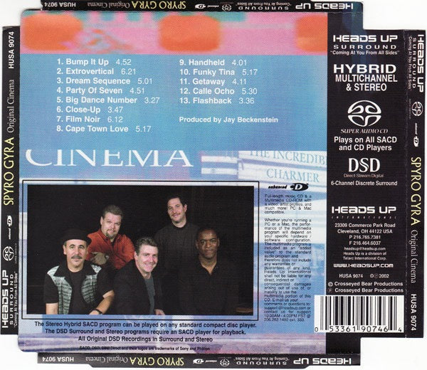 SPYRO GYRA, Original Cinema (Heads Up International; HUSA 9074, US 2002, Hybrid, Multichannel) SACD M/M - Image 2