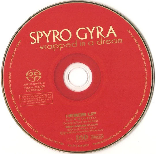 SPYRO GYRA, Wrapped In A Dream (Heads Up International; HUSA 9107, US 2006, Hybrid, Multichannel) SACD M/M - Image 3