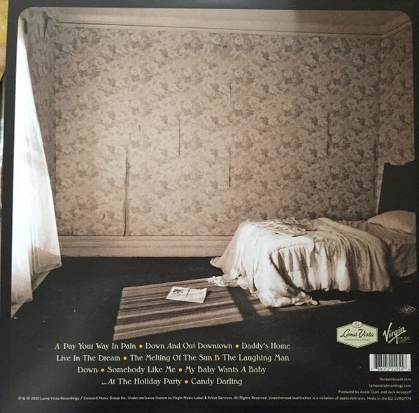 ST. VINCENT, Daddy's Home (Loma Vista; LVR01774, Europe 2021, Gatefold, Inner, No Insert, Grey/Black Swirl Vinyl), SALE - Up to 50% Off the Original Price LP VG+/VG+ - Image 2