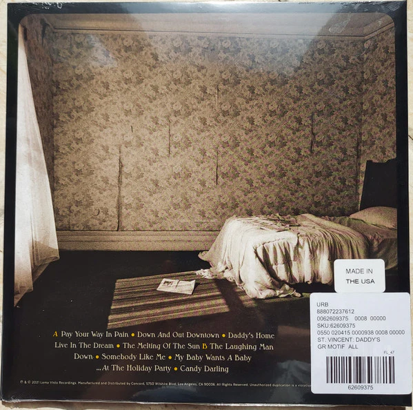 ST. VINCENT, Daddy's Home (Loma Vista; LVR01774, US 2021, Gatefold, Inner, Poster, Grey Vinyl) LP VG+/VG+ - Image 2