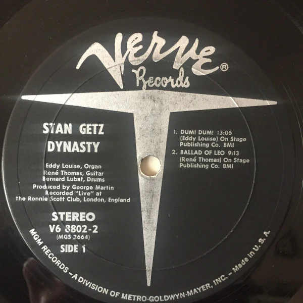 STAN GETZ, Dynasty (Verve Records; V6-8802-2, US 1971, Gatefold) 2xLP G+/VG - Image 3