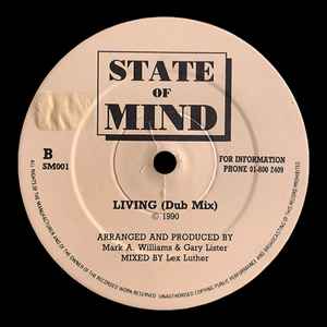 STATE OF MIND, Living On The Edge (Not On Label; SM001, UK 1990) 12" /VG - Image 2