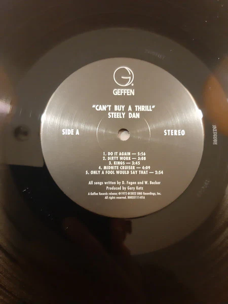 STEELY DAN, Can't Buy A Thrill (Geffen Records; 4540652, Worldwide 2022 Reissue, Gatefold) LP NEW/NEW - Image 3
