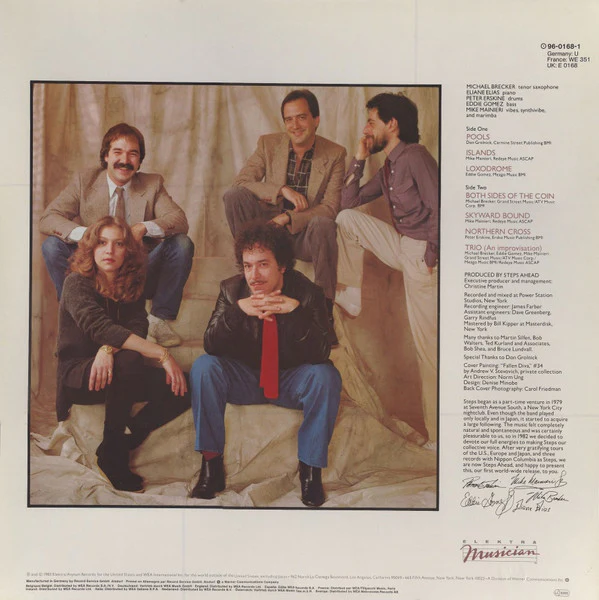 STEPS AHEAD, Steps Ahead (Elektra Musician; 96-0168-1, Germany 1983, Insert) LP VG/VG+ - Image 2