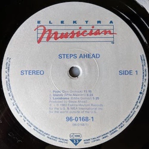 STEPS AHEAD, Steps Ahead (Elektra Musician; 96-0168-1, Germany 1983, Insert) LP VG/VG+ - Image 3
