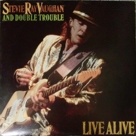 STEVIE RAY VAUGHAN AND DOUBLE TROUBLE, Live Alive (Epic; E2 40511, US 1986, Gatefold, Carrollton Pressing) 2xLP VG/VG