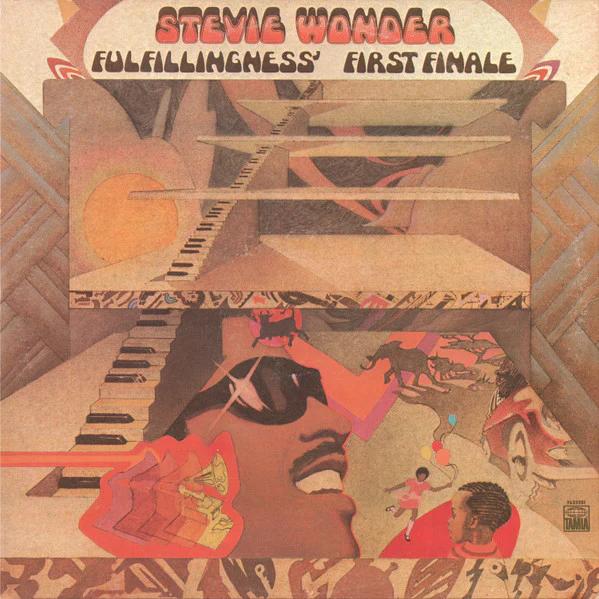 STEVIE WONDER, Fulfillingness' First Finale (Tamla; T6-332S1, US 1974, Gatefold) LP VG/VG