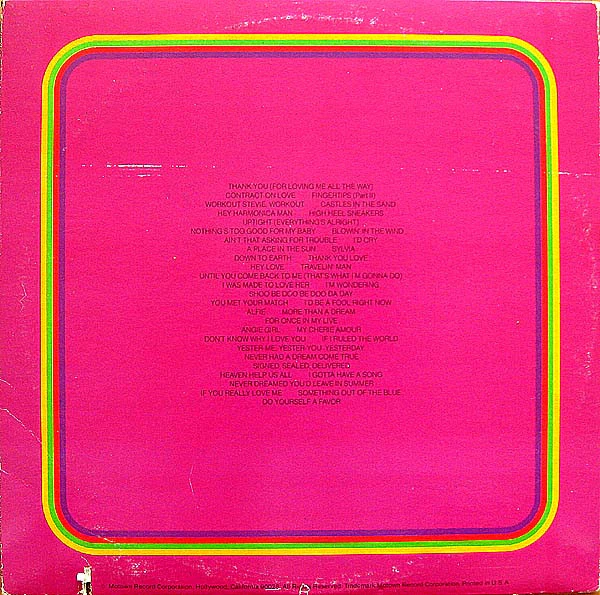 STEVIE WONDER, Looking Back (Motown; M804LP3, US 1974, Triple Gatefold, Limited Edition; Monarch Press) 3xLP VG/VG+ - Image 2