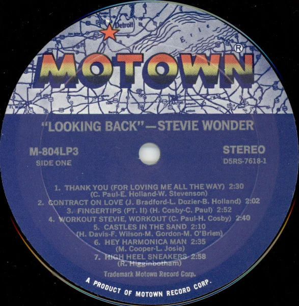 STEVIE WONDER, Looking Back (Motown; M804LP3, US 1974, Triple Gatefold, Limited Edition; Monarch Press) 3xLP VG/VG+ - Image 3