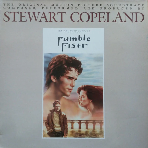STEWART COPELAND, Rumble Fish (Original Motion Picture Soundtrack) (A&M Records; AMLX 64983, UK 1983) LP VG/VG