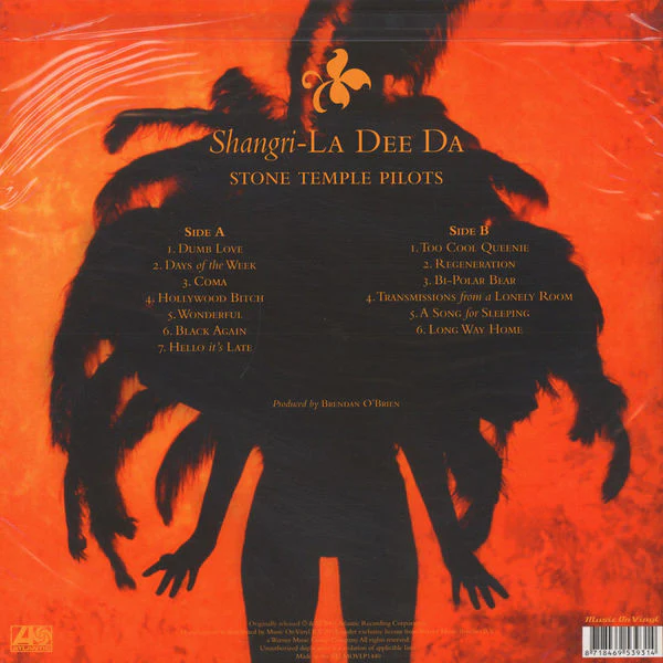 STONE TEMPLE PILOTS, Shangri-La Dee Da (Music On Vinyl; MOVLP1440, Europe 2015 Reissue, Title Stickered Sleeve, No MOV Plastic Outer, Insert, 180 Gram Vinyl) LP EX/EX - Image 2
