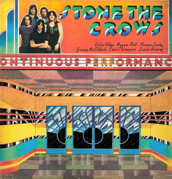 STONE THE CROWS, Ontinuous Performance (Polydor; 2391 043, Germany 1972, Laminated Sleeve) LP VG+/VG+