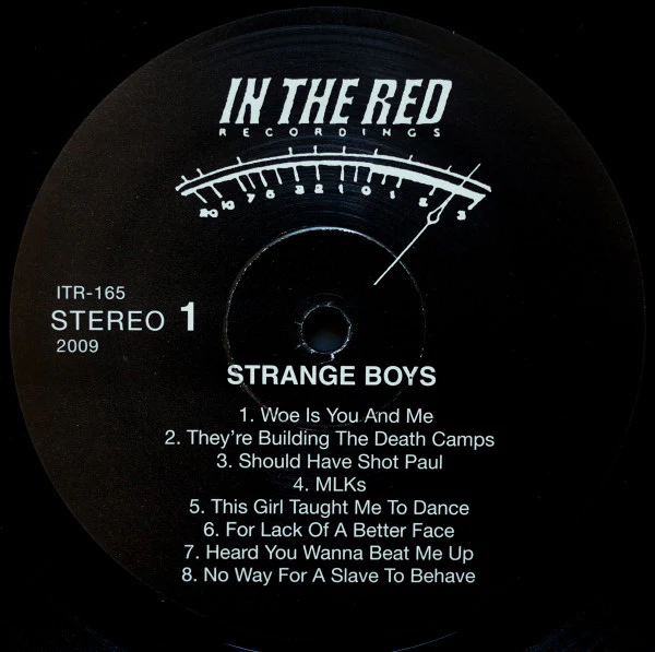 STRANGE BOYS, And Girls Club (In The Red Recordings ; ITR 165, US 2009, Inner) LP VG+/VG+ - Image 3