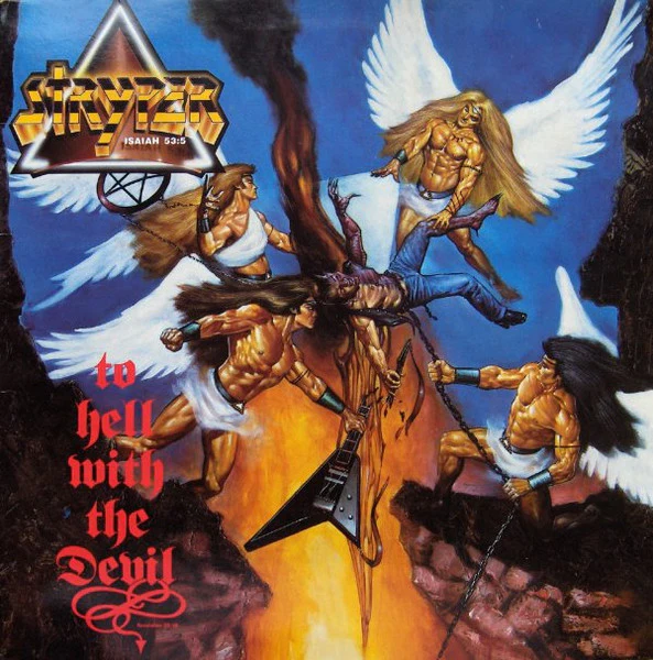 STRYPER, To Hell With The Devil (Music For Nations; MFN 70, UK 1986, Gatefold) LP VG+/G+