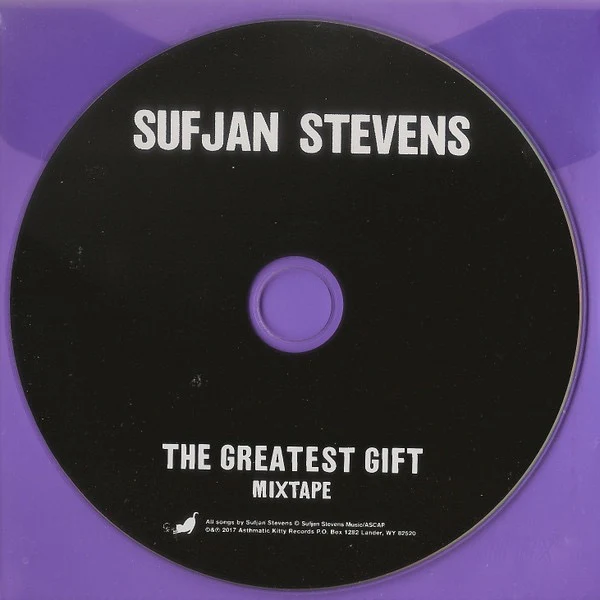 SUFJAN STEVENS, The Greatest Gift (Mixtape) (Asthmatic Kitty Records; AKR134, US 2018 Reissue, Fold Over Sleeve) CD VG+/VG+ - Image 3