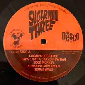 SUGARMAN THREE, Sugar's Boogaloo (Desco Records; DSLP002, US 1998, Pasteback Sleeve) LP VG/VG+ - Image 3