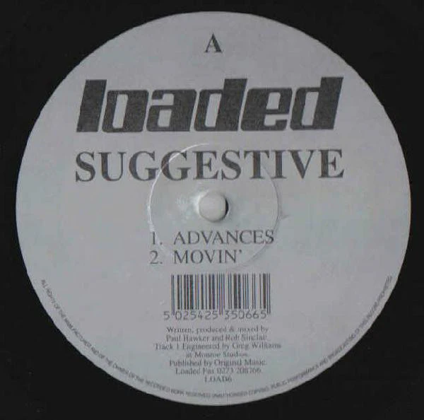 SUGGESTIVE, Advances (Loaded Records; LOAD6, UK 1993) 12" G+/G