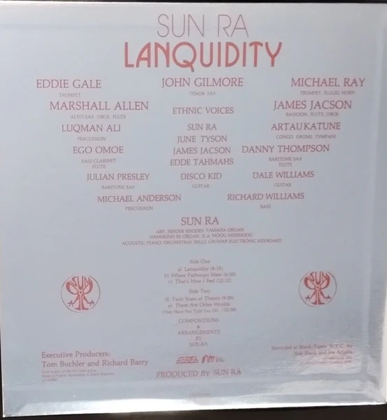 SUN RA, Lanquidity (Strut; STRUT237LPC, Europe 2024 Reissue, Metallic Foil, Insert, Poster, With OBI) LP VG+/VG+ - Image 2