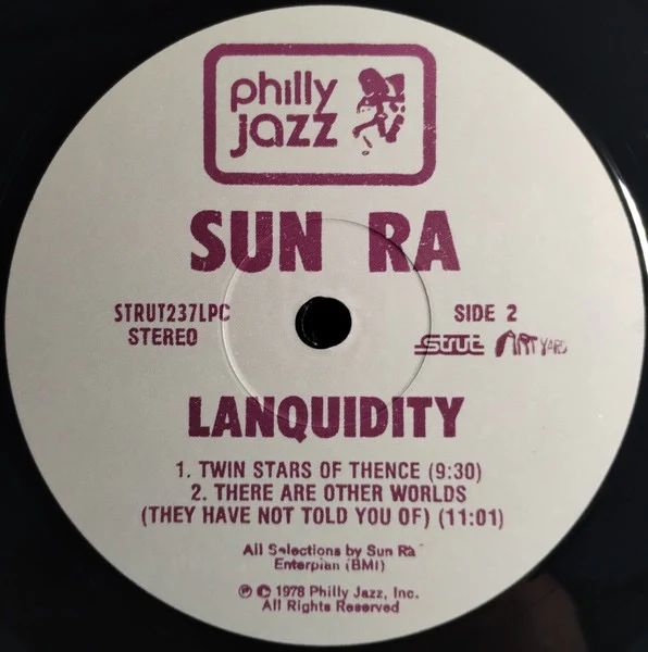 SUN RA, Lanquidity (Strut; STRUT237LPC, Europe 2024 Reissue, Metallic Foil, Insert, Poster, With OBI) LP VG+/VG+ - Image 3