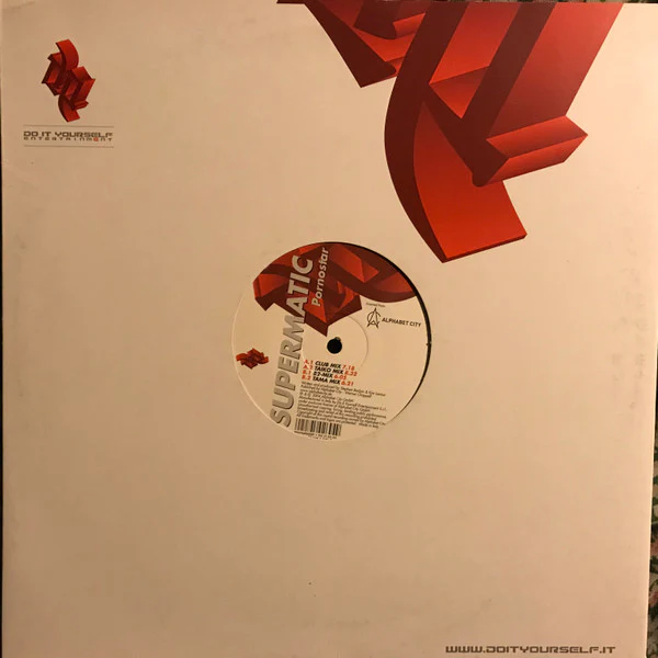 SUPERMATIC, Pornostar (Do It Yourself Entertainment ; DO IT 02-05, Italy 2005, Die Cut Company Sleeve), SALE - Up to 50% Off the Original Price  12" VG+/VG+
