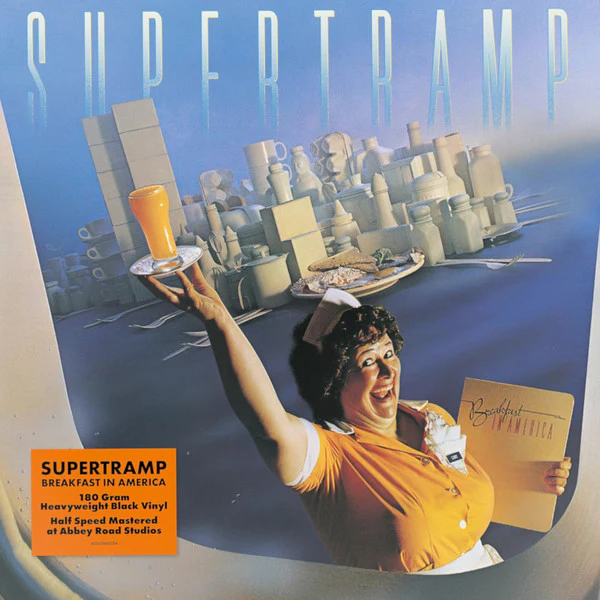 SUPERTRAMP, Breakfast In America (A&M Records; 7545625, Europe 2026 Reissue, Inner, 180 Gram Black Vinyl, Half Speed Mastered) LP NEW/NEW