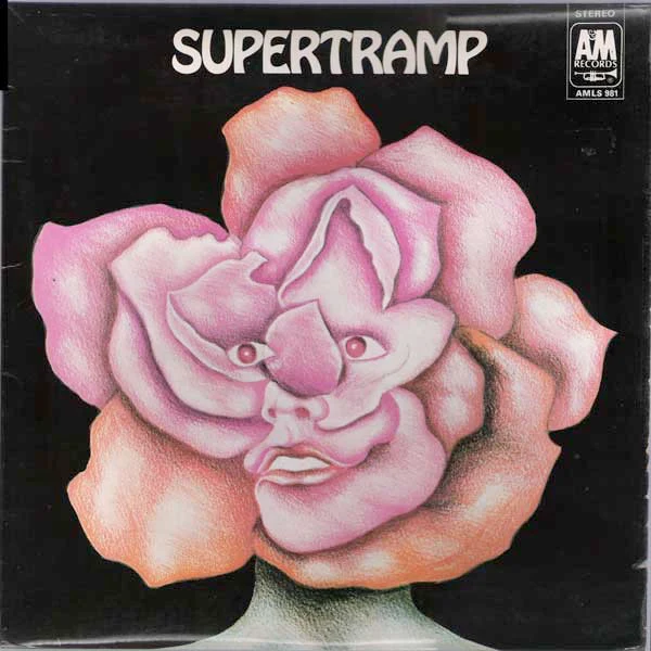 SUPERTRAMP, Supertramp (A&M Silver and Brown Label; AMLS981, UK 1974 Reissue, Laminated Sleeve) LP VG/VG+