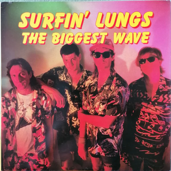 SURFIN' LUNGS, The Biggest Wave (Beat International; BEAT 1, UK 1988), SALE - Up to 50% Off the Original Price  LP VG/VG+