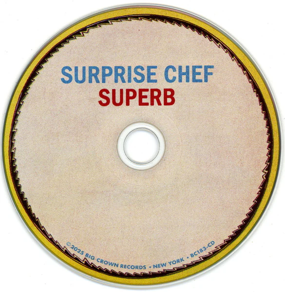 SURPRISE CHEF, Superb (Big Crown Records; BC183-CD, USA & Europe 2025, Digipak) CD M/M - Image 3