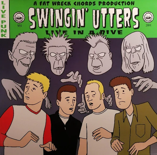 SWINGIN' UTTERS, Live In A Dive (Fat Wreck Chords; FAT 669-1, US 2004, Booklet) 2xLP VG/VG