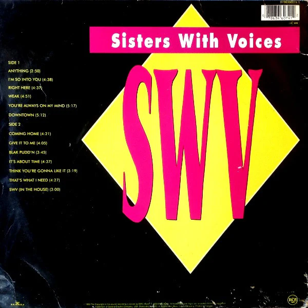 SWV, It's About Time (RCA; 07863 66074 1, UK 1992, Picture Sleeve) LP VG/VG - Image 2