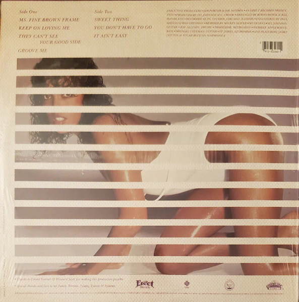 SYL JOHNSON, Ms. Fine Brown Frame (The Boardwalk Entertainment Co; NB-33260-1, US 1982) LP EX/EX - Image 2