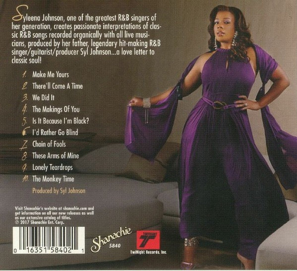 SYLEENA JOHNSON, Rebirth Of Soul (Shanachie ; SHANCD 5840, 2017, Fold Over Sleeve) CD M/M - Image 2
