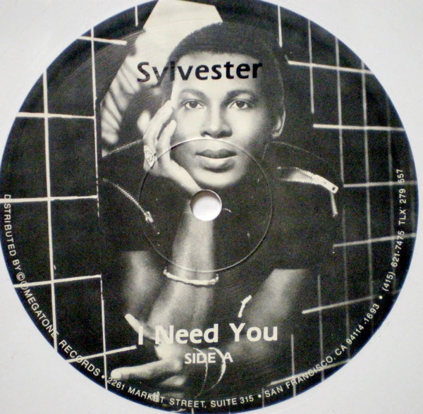 SYLVESTER, I Need You (Unreleased Mixes) (Megatone; MT-1176, US 1989, White Vinyl) 12" /VG+