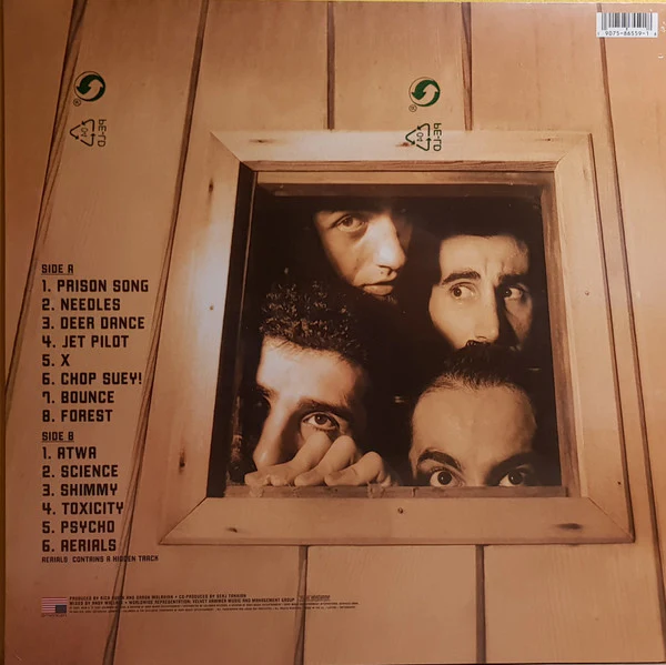 SYSTEM OF A DOWN, Toxicity (American Recordings; 19075865591, Europe 2018 Reissue, Inner) LP NEW/NEW - Image 2