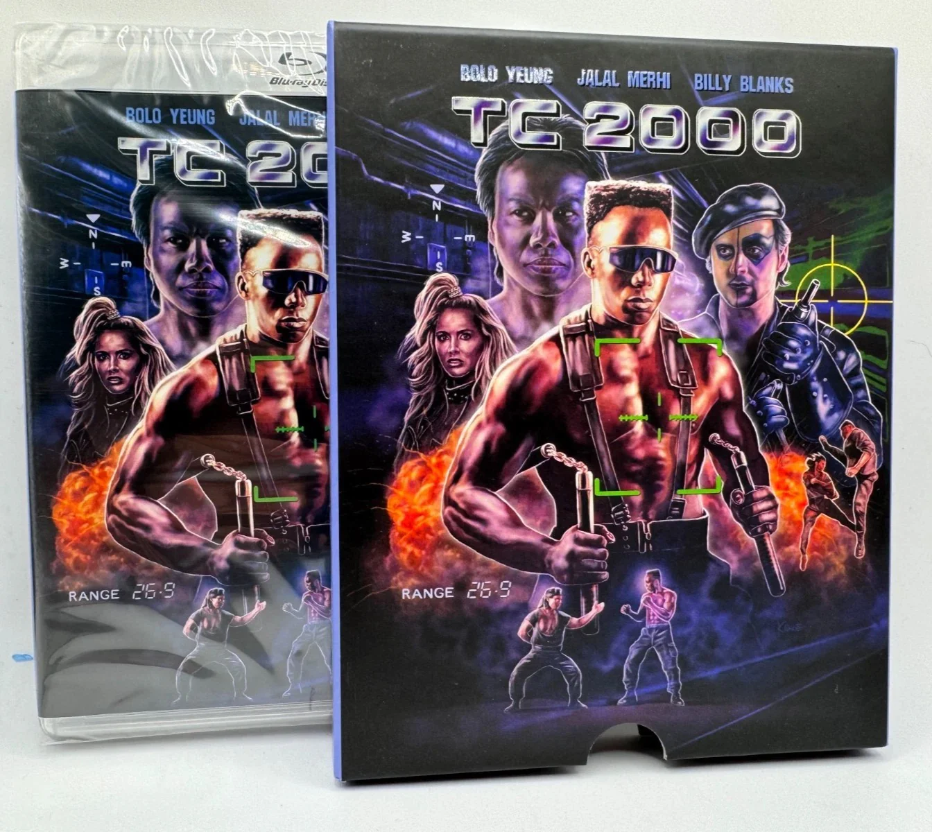 T. J. SCOTT, TC 2000 (Vinegar Syndrome ; VSA19, US , Slipcase, Poster, All Regions) Blu-Ray VG+/VG+ - Image 2