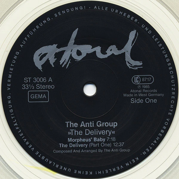 TAG, The Delivery (Atonal Records ; ST 3006, Germany 1985, Clear Vinyl) LP VG/EX - Image 3