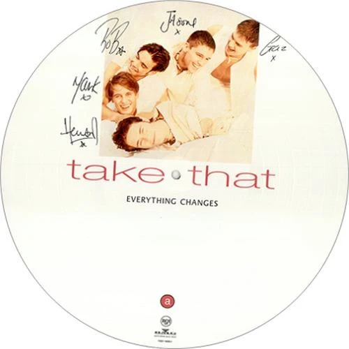 TAKE THAT, Everything Changes (RCA; 7432116926, UK 1993, PVC Sleeve, Picture Disc) LP VG+/VG+