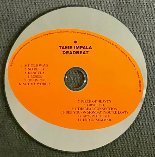 TAME IMPALA, Deadbeat (Columbia; 19802980042, Europe 2025), SALE - Up to 50% Off the Original Price  CD NEW/NEW - Image 3