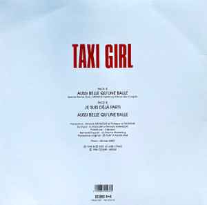 TAXI GIRL, Aussi Belle Qu'Une Balle ([PIAS]; PIASLL174LP, France 2021 Reissue, Remastered) 12" VG+/EX - Image 2