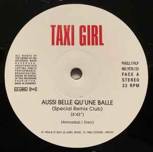 TAXI GIRL, Aussi Belle Qu'Une Balle ([PIAS]; PIASLL174LP, France 2021 Reissue, Remastered) 12" VG+/EX - Image 3
