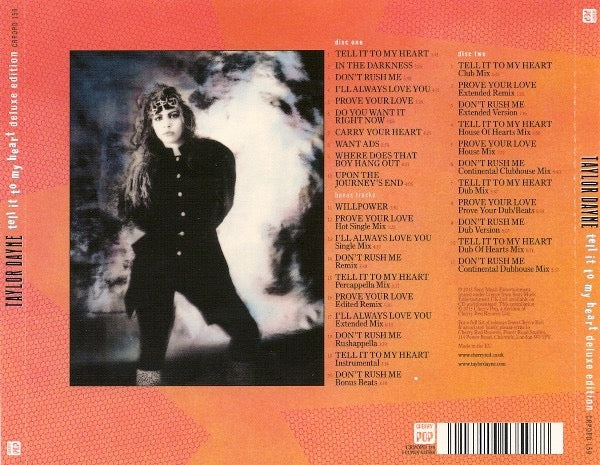TAYLOR DAYNE, Tell It To My Heart (Cherry Pop; CRPOPD159, Europe 2015 Reissue, Double CD Case) 2xCD M/M - Image 2