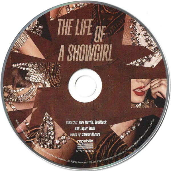 TAYLOR SWIFT, The Life Of A Showgirl (Republic Records; 602478474217, US 2025, Box Set, Insert, It's Beautiful Edition includes necklace) CD EX/EX - Image 3