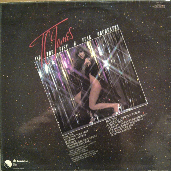 TC JAMES AND THE FIST-O-FUNK ORCHESTRA, Get Up On Your Feet (Keep On Dancin') (EMI; EMC 3251, UK 1978) LP VG/VG - Image 2